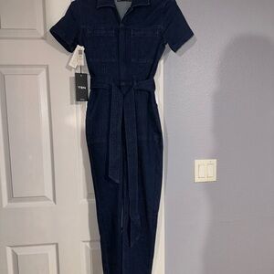 ARITZIA Ten Sixty Sherman Dark Blue Jumpsuit